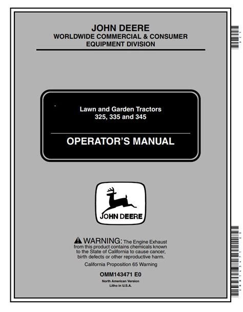 john deere 325 skid steer operators manual|john deere 325 starting procedure.